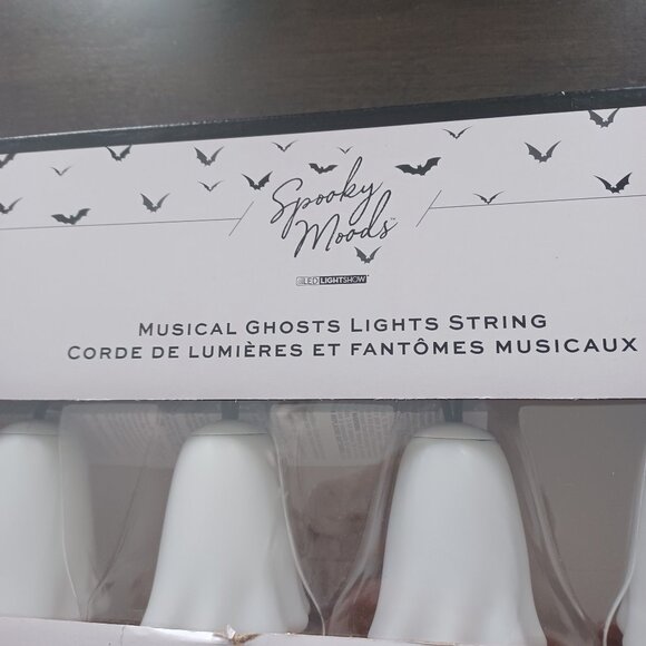 Halloween Musical Ghosts Light String 8.2" Ghostbusters Song - Picture 2 of 4